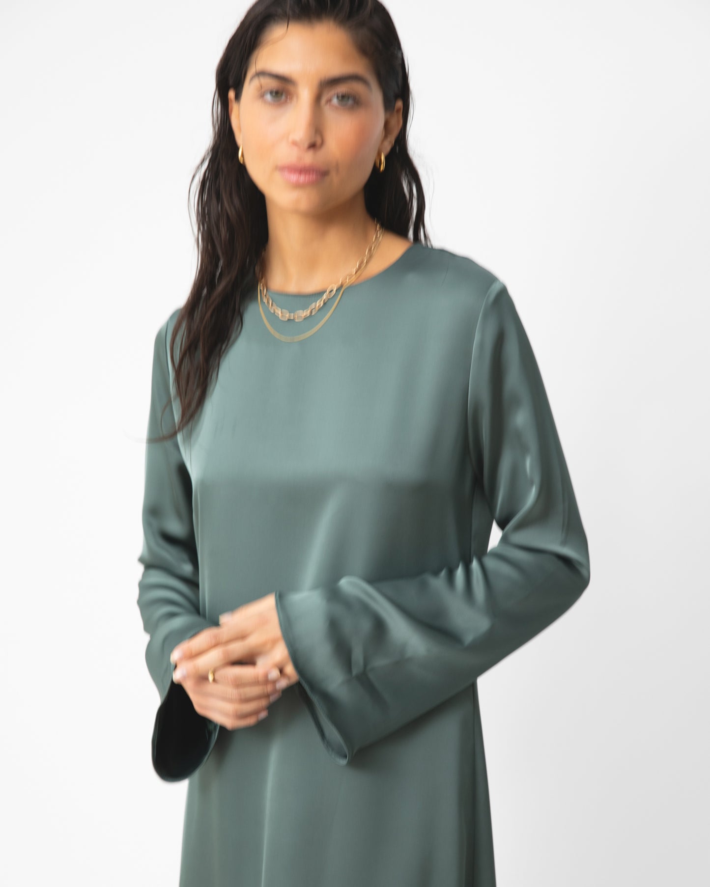 Bridget Satin Dress