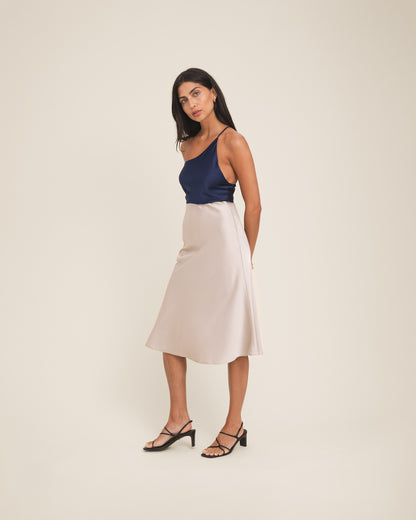 Jay Satin Skirt