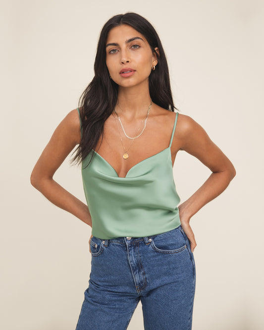 Lygia Cowl Neck Top
