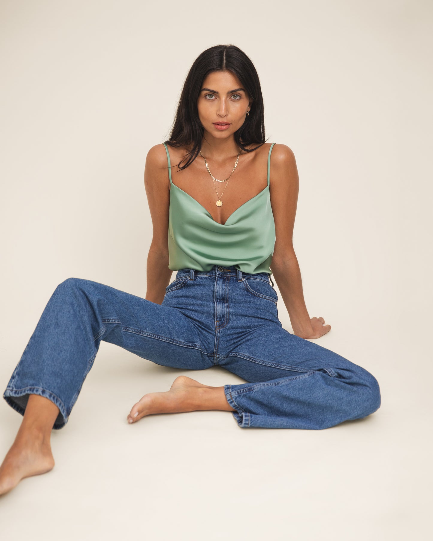 Lygia Cowl Neck Top