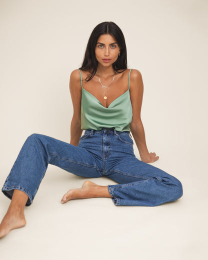 Lygia Cowl Neck Top